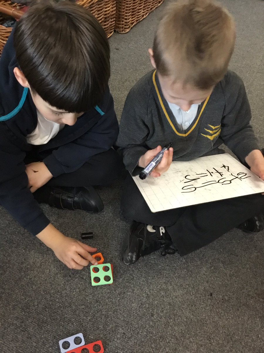 wingfieldschool's tweet photo. Great teamwork in RJT this afternoon! We have been finding different ways to make 5 with numicon. #WingfieldMaths https://t.co/hEB8xAbZbN