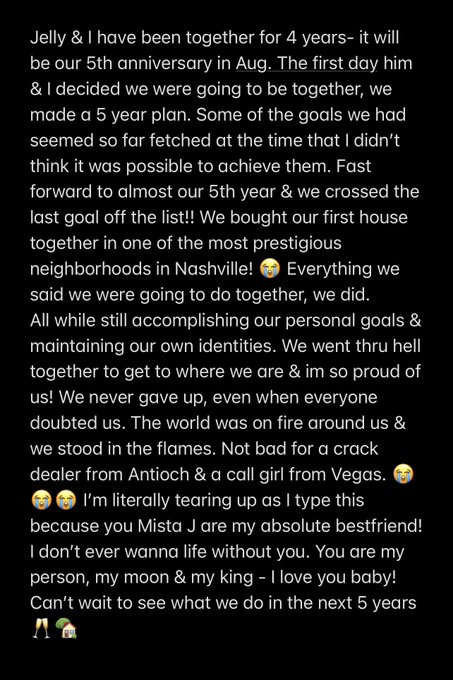 We did it! 🥂 @JellyRoll615 😭😭 https://t.co/R8Pmg38gMa<a class="tags" target="_blank" title="On Twitter" href="/?out=eyJ0eXAiOiJKV1QiLCJhbGciOiJIUzUxMiJ9.eyJpYXQiOjE3MjE4NjEzMjIsImlzcyI6InR3cG9ybnN0YXJzLmNvbSIsIm5iZiI6MTcyMTg2MTMyMiwiZXhwIjoxNzUzMzk3MzIyLCJyZWRpcmVjdF91cmwiOiJodHRwczovL3R3aXR0ZXIuY29tL0plbGx5Um9sbDYxNSJ9.nh3E4oABtWIwVY1ZTR7mlc4iUxznlMZBI7LbYFphiRsuBZYD2Cxk_U_fOgV0OAZarg-KzsOT_p1xCyQMfu_-PA">@JellyRoll615</a>