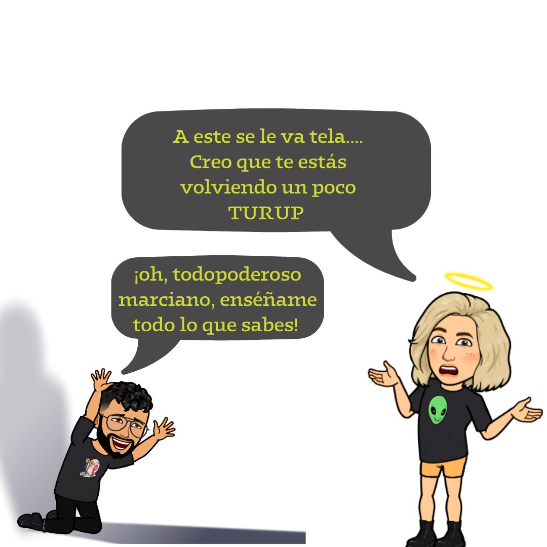 marcianoturup's tweet photo. Bueno terrícolas, ya sabéis para qué he venido.
Menudo par de motivados que me he encontrado por el camino. 👯
Feliz fin de semana a todos.
¿Preparados para volveros #TURUP?
#Marketing #SEO #MarketingSevilla #Publicidad #PublicidadSevilla #CommunityManager https://t.co/0Vmh5UGlr4