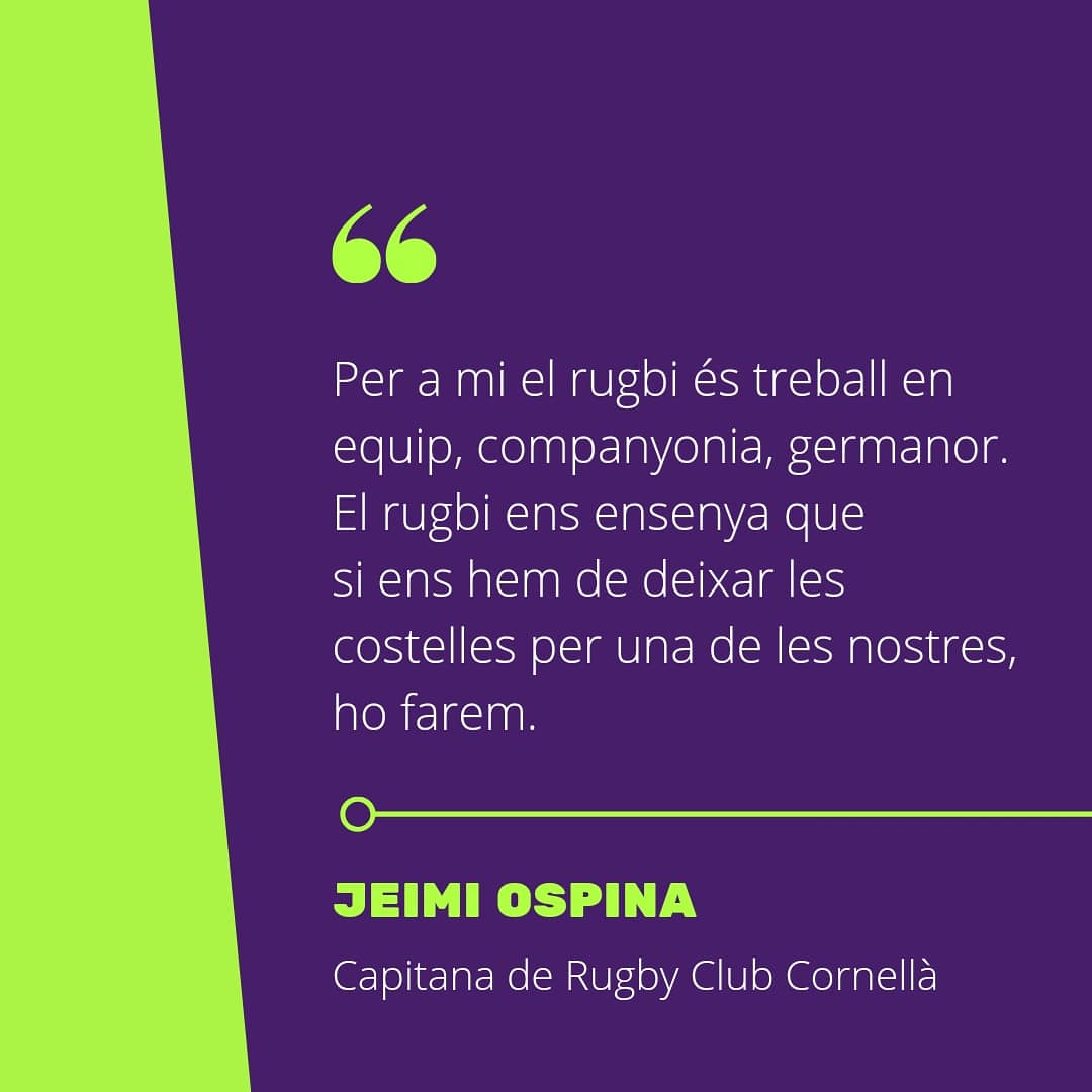CornellaActitud's tweet photo. ⚡"Si no veus l'esport femení, t'estàs perdent la meitat de l'espectacle".
⁉️ I tu, te'l perdràs?
💪🏻 Sou unes feres, dones del rugbi de #Cornellà.
🔥 Gràcies!
Fotos 📸 @sorayalba
#actitudfeminista #8M2021 #8DONES #donesambactitud #CornellàFeminista #feminisme #sororitat https://t.co/U0kmBXkVk2