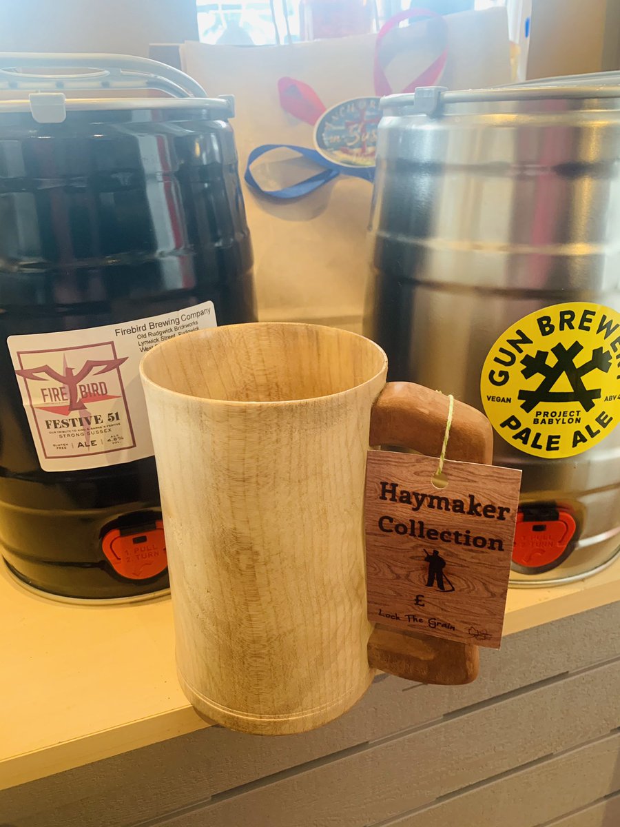 Fancy Treating yourself to one of our Mini pins and a sycamore and meranti tankard. An ideal give. We do delivery to bn11/12/13/14  #HappyFriday #shoplocal #sussex