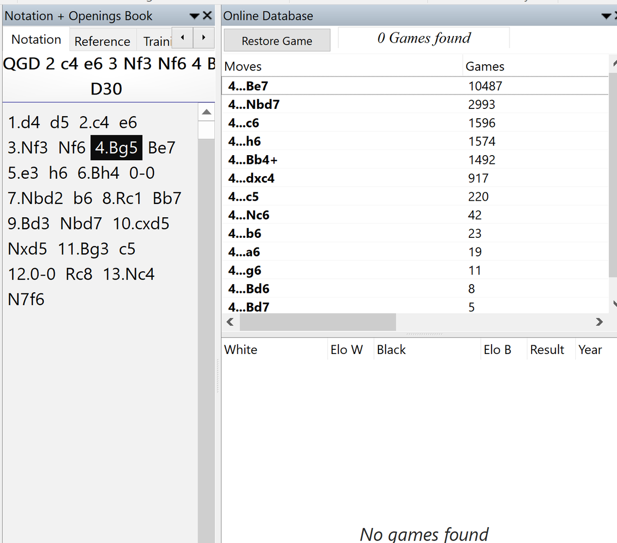 eternalhopeoaks's tweet image. this is what i&apos;m getting. no games found in chessbase live search.... why? 😳#chessbase