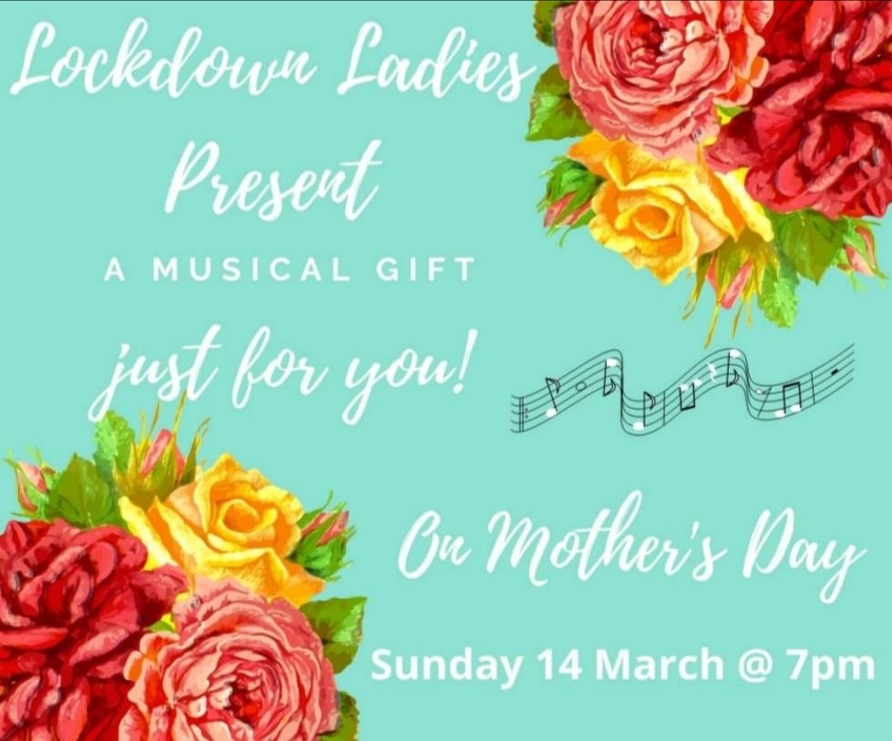 LockdownLadies's tweet image. We are so excited to bring a special musical gift to you THIS SUNDAY 14 MARCH #MothersDay at 7pm. Follow us and check us out on our FB channel @lockdownladies ♥️🌸🎶 #WomenSupportingWomen #MothersDay2021 #musicislife #PositiveVibesOnly #mentalhealth