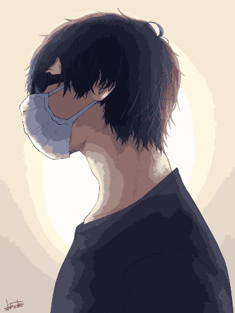 え めっちゃいいんだが ドット絵こんばーた T 紫月 邑 シールネップリのイラスト