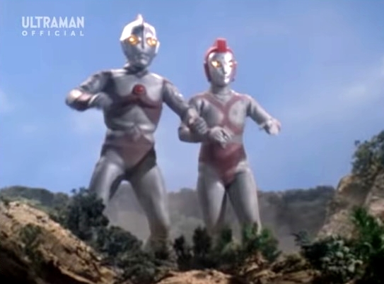 ウルトラマン80、第49話より合体怪獣プラズマ＆マイナズマ。 プラズマ