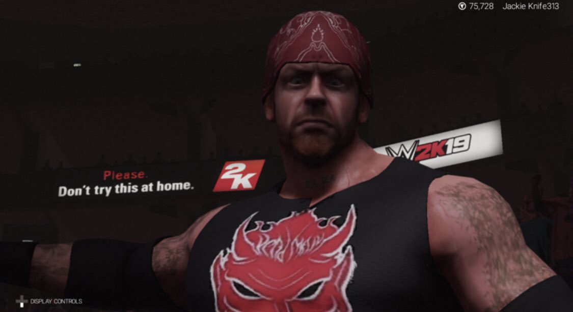JKnife313's tweet photo. Some in-game shots.
#wwe2k19
#wwe2k20
#caws
#undertaker
#bigevilreddevil
#americanbadass
#wwfattitude
#ruthlessaggression
#wwegames https://t.co/DbE9Eh3vdG