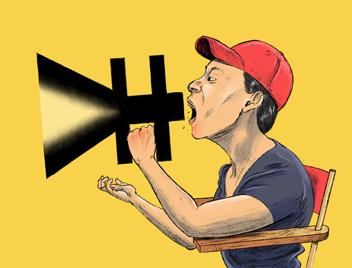 illosausage's tweet image. Directing a film for a Chinese billionaire #illustration