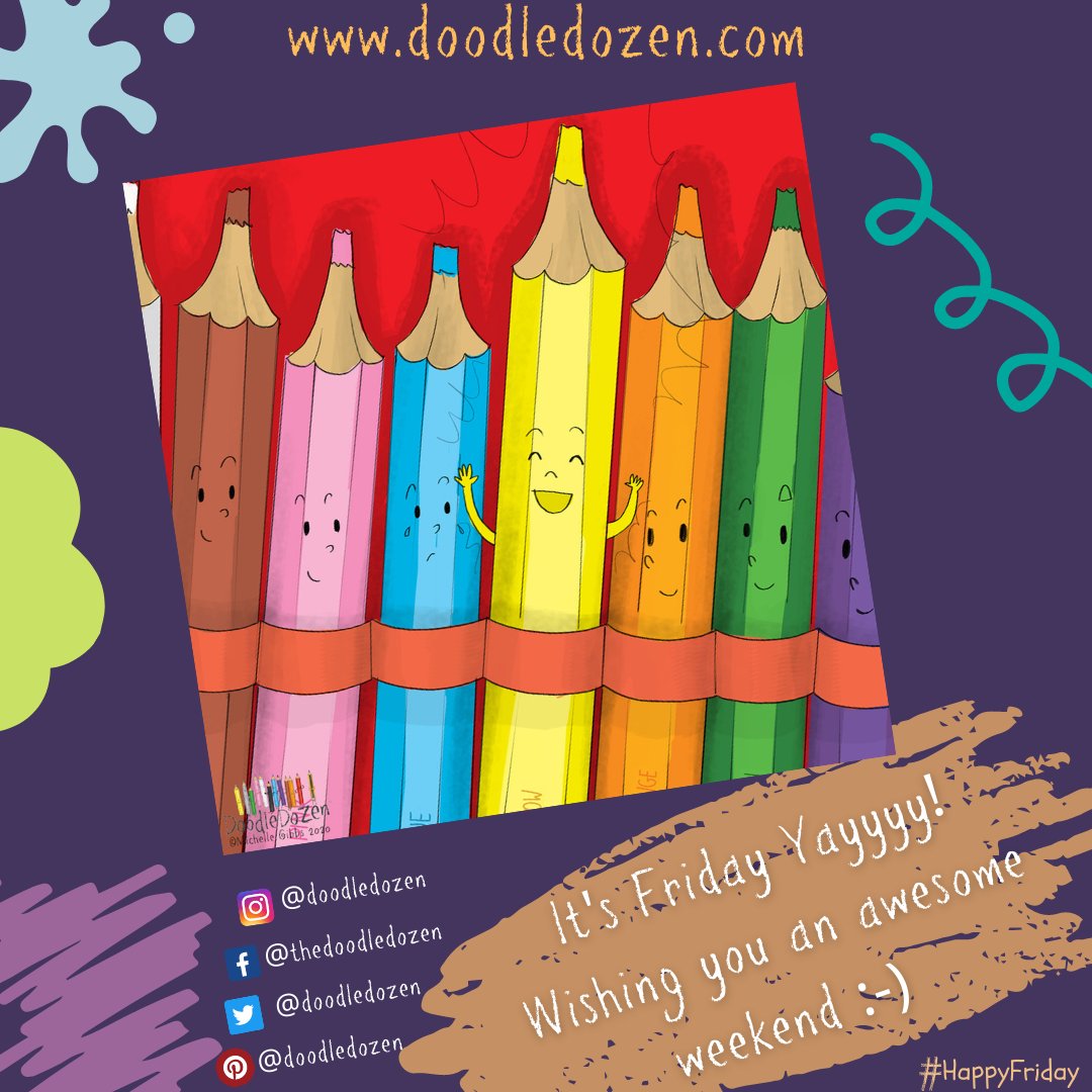 doodledozen's tweet photo. Happy Fridayyyyyyyyy!
#doodledozen #letsgetdoodling #letsgetdoodlingatschool #doodledozenseries #kidlit #picturebook #booksforkids #reading #raisingreaders #picoftheday #picturefotheday #followme #followus @michgibbswrites @happydesigner https://t.co/T2vCxTRlHJ