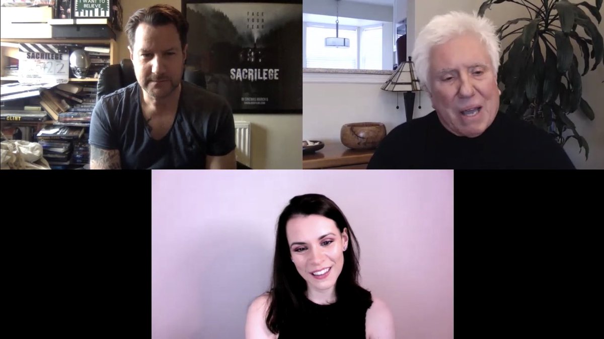 badbloodfilms's tweet photo. Thank you @ReviewsDrew for interviewing writer/director @davidgcreed &amp; Sian Abrahams(aka Blake) about the up-coming pagan-cult horror SACRILEGE @badbloodfilms great session

Sacrilege is released in the US 🇺🇸 &amp; Canada 🇨🇦 16 March. U.K. tba #FaceYourFear 

https://t.co/Gcdfb2iuwo https://t.co/zQtUhETO6g