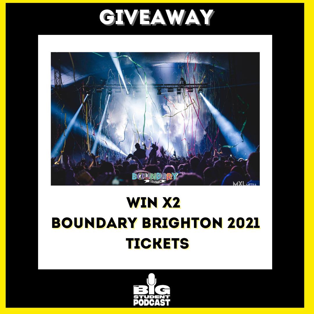🌟GIVEAWAY🌟

We have teamed up with @boundarybtn &amp; <a href="/roxpromotions/">Brighton ROX</a> who have kindly gifted us with x2 Boundary Brighton 2021 tickets to give away! 🔥

Head to our insta to enter instagram.com/p/CMUZr0tl3ts/…

Goodluck!💫

🎙Taylor, David and Janelle x