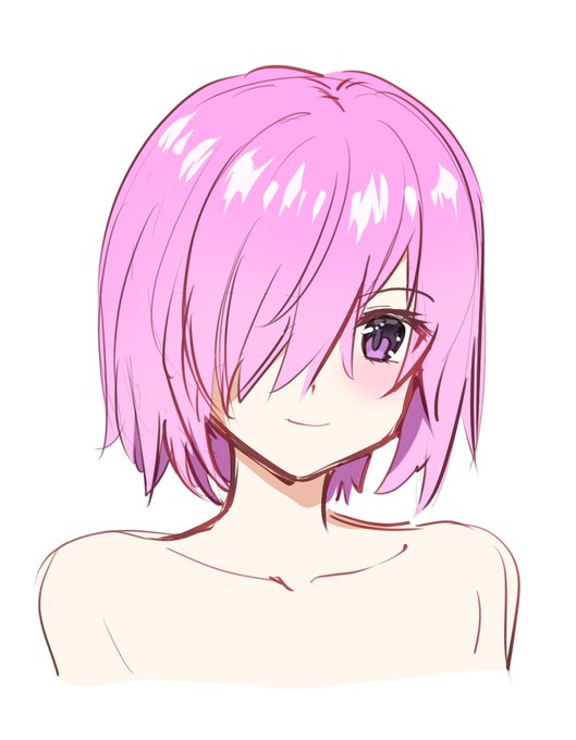 落書きだけど初めてマシュ描いた〜!
かわいいわまた描きたいわ 