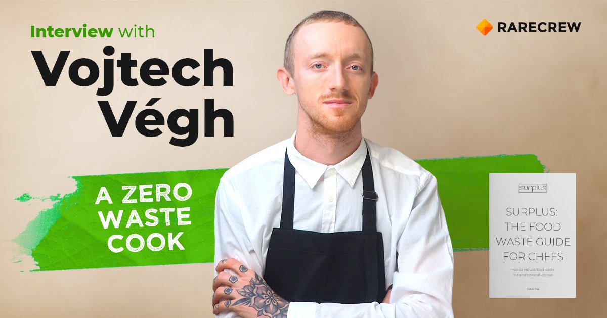 Read our latest blog, an interview with zero-waste chef Vojtech Vegh. Check our Instagram for a chance to win a signed copy of his new book: bit.ly/3bFofzN

#VojtechVegh #Slovak #chef #zerowaste #zerowastecooking #cook #cooking #carbonfootrpint #greencompany #RareCrew