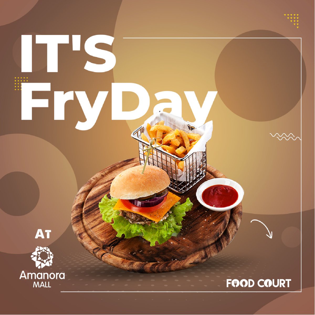 AmanoraMallPune's tweet photo. Join us for FryDay Food Day Amanora Mall Visit Food Court and let your taste buds run wild on local delectables, cheesy affairs, and munchy snackks!
.
.
#friday #fridayvibes #fridaymood #itsfriday #ItsFridayyy #hungry #AmanoraMall #foodday #foodcourt #snacks #snacktime #cheesy https://t.co/8sJQ3FYH1T