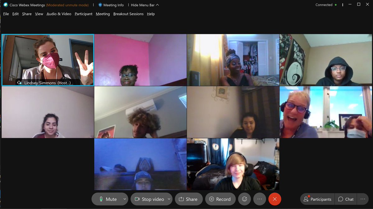 simmonsisLIT's tweet photo. Not going to miss the haunting WebEx sound check over break, but I will miss all of you! Can’t wait to see you guys when you come in for your QBA 3! @LWTHSMustangs https://t.co/Y0ll2GTWmr