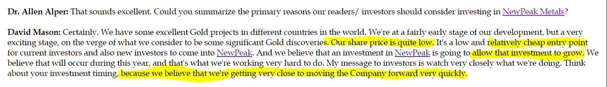 nkat007's tweet photo. $NPM 
MetalsNews interview with CEO David Mason. 

"My message to investors is watch very closely what we're doing. Think about your investment timing, because we believe that we're getting very close to moving the Company forward very quickly."

MC=14mill, 0.3c. Boomer potential https://t.co/fKjdJU962P
