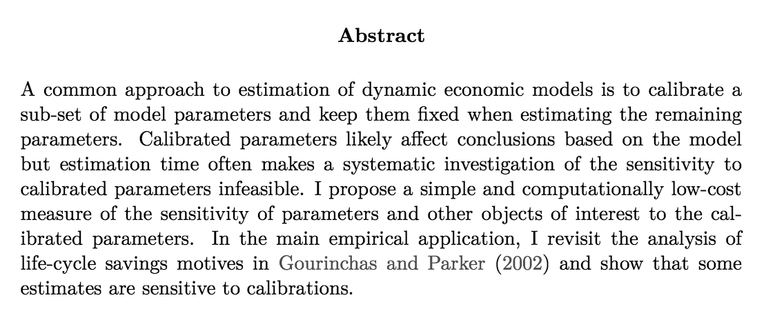 CEBI_UCPH's tweet image. The research paper "Sensitivity to Calibrated Parameters" by @tjeconomics1 has been accepted for publication in @restatjournal. Read the working paper here: bit.ly/2OpKOiX
