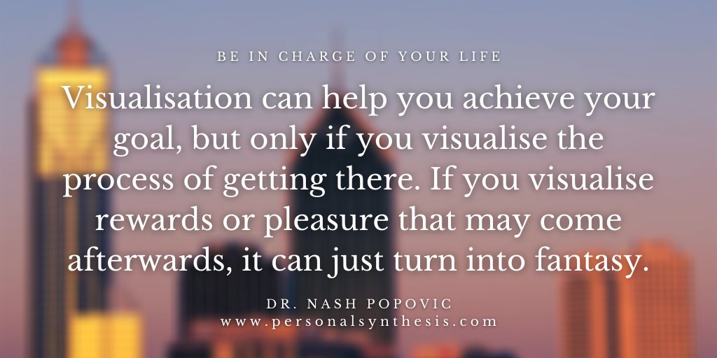 NashPopovic's tweet photo. Visualisation can help you achieve your goal, but only if you visualise the process of getting there. If you visualise rewards or pleasure that may come afterwards, it can just turn into fantasy.

https://t.co/PldWpuimfd

#visualisation #visualise #process #mindset #goals https://t.co/3c3vFPnKGx