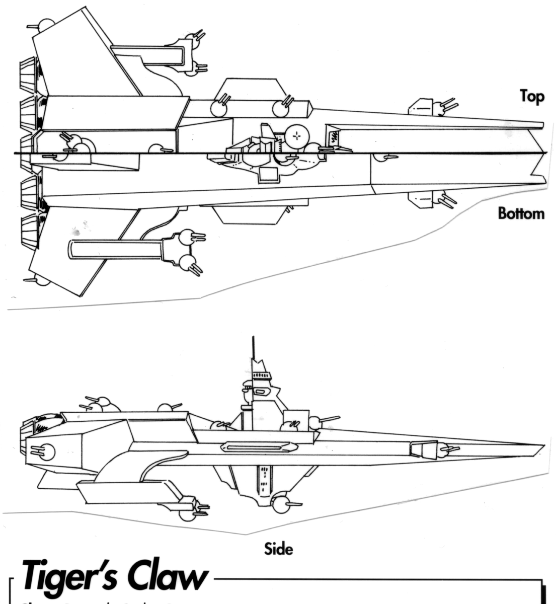 antonywalton's tweet photo. @thisnorthernboy I always liked the line art from the game Wing Commander 2. My personal favourite, the Tiger’s Claw capital ship. https://t.co/c4ubyk5n8r