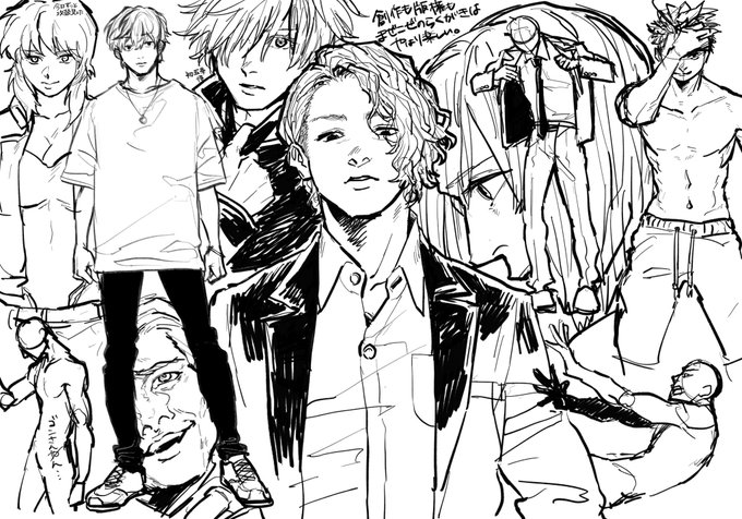 何も考えずに描くのが1番だよ 