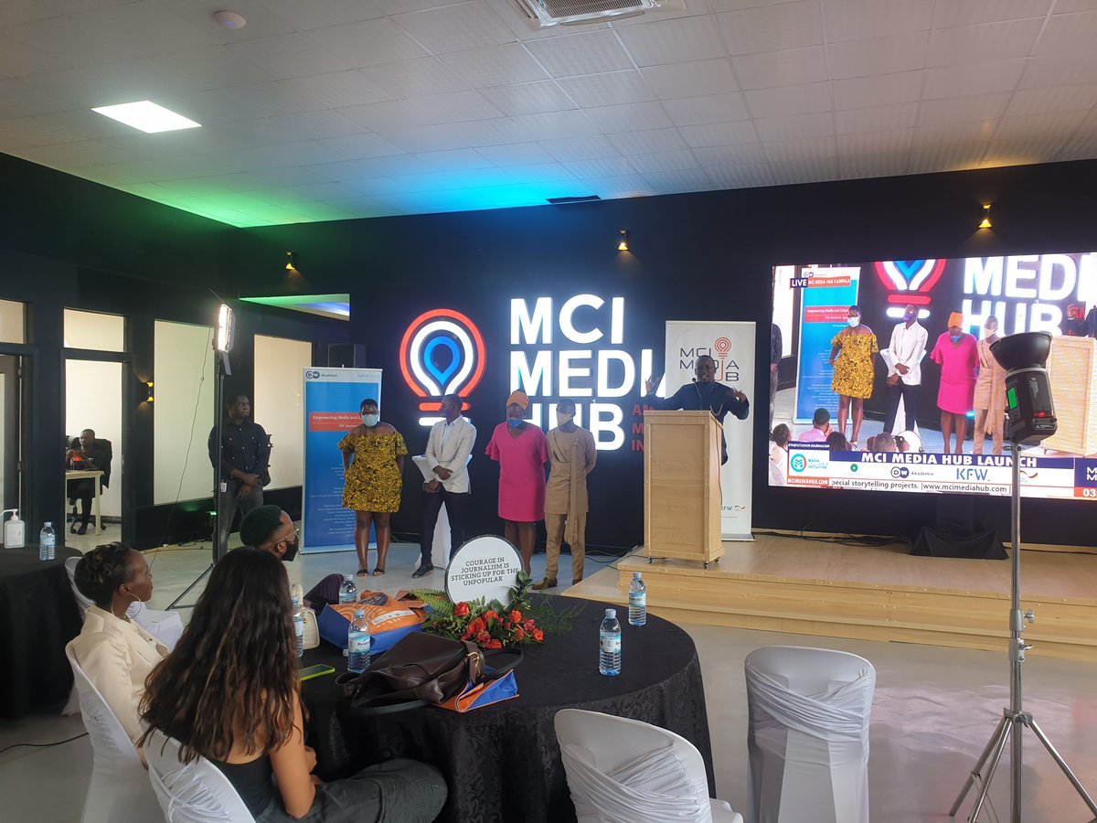 Our young friends at the @IMChallengeug are on to something on the #futureofjournalism. Kudos on the #MCIMediaHubLaunch, @MpindiAbaas and your team!