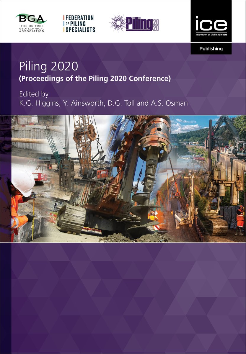 FPS_Piling's tweet image. @FPS_Piling is proud to support the #BGA #Piling2020 Conference, which is being held online, from 23rd to 26th March 2021. The 'Piling 2020: Proceedings of the #Piling 2020 virtual #conference' publication is available here - icevirtuallibrary.com/doi/book/10.16… #geotechnics #construction