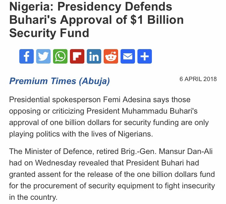 firstladyship's tweet photo. 2018, Buhari approved $1bn &amp; withdrew $462m from the Excess Crude Account (ECA) for the procurement of 12 Super Tucano aircrafts.

Well, NSA just confirmed the billions disbursed for the purchase of weapons DISAPPEARED under sacked Service Chiefs; Tukur Buratai &amp; Co. #Burataigate https://t.co/gOwhzTAn4h
