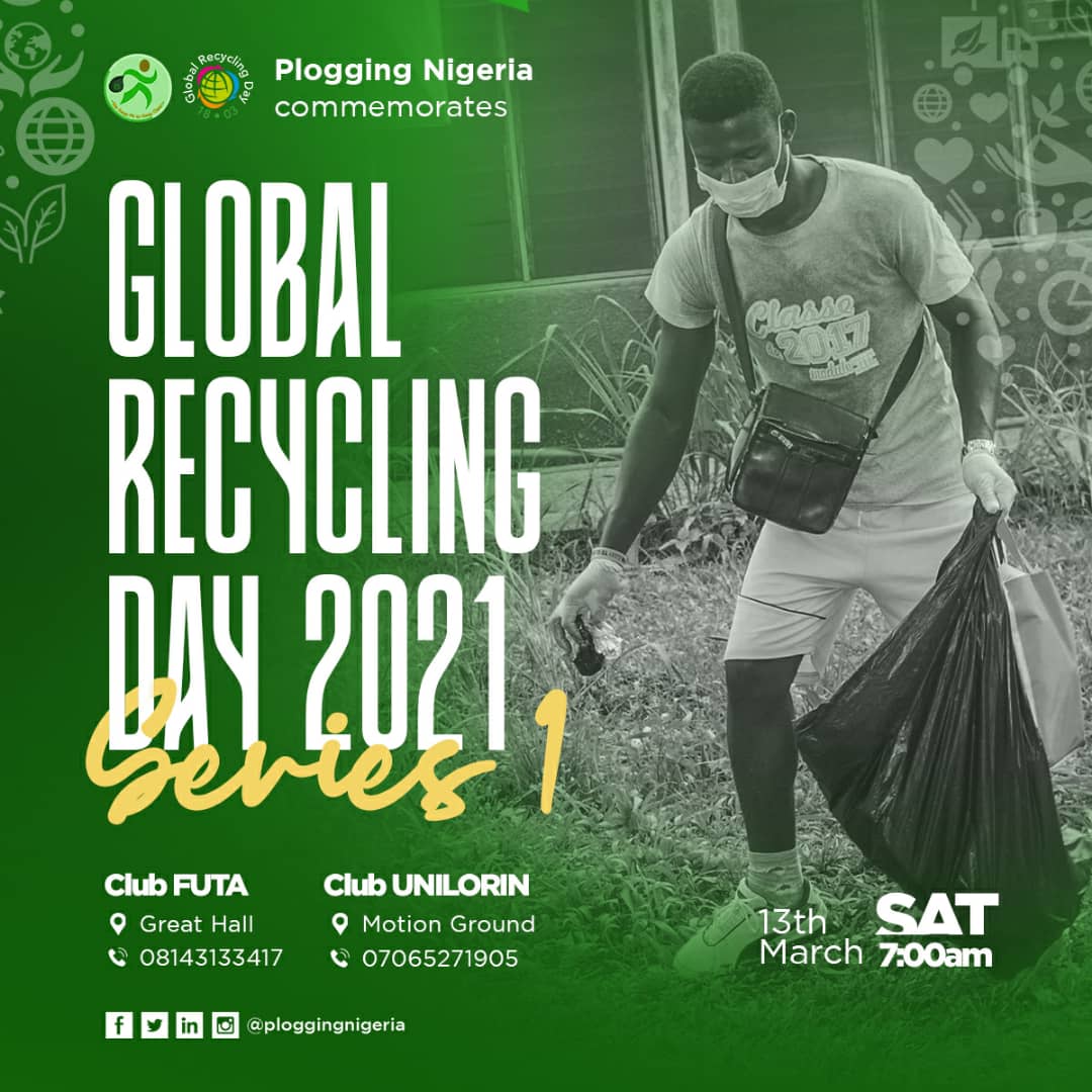 IlorinPloggas's tweet photo. Tomorrow, we go again! 🥳🤸♻️
#PES07🤩

#GlobalRecyclingDay
#beatplasticpollution
#endplasticpollution
#fairplasticalliance https://t.co/UxH2T5l9vl