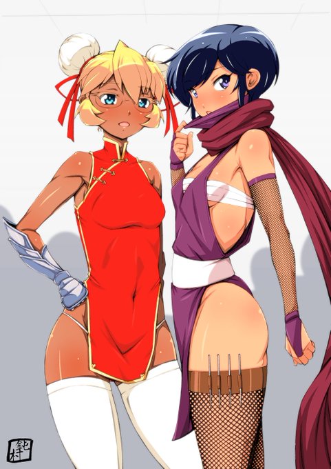 「アリスちゃん。あっちのアレ…いいの?」
「大丈夫デス。エレナ姉さまとユリアちゃんって昔からあんな感じデス。そんなことより桜、ここ童貞っぽい人がよりどりみどりデスネ♪」
コスプレ要員として呼ばれたが目的は別なところにあるアリスちゃんと桜ちゃん描きました。 