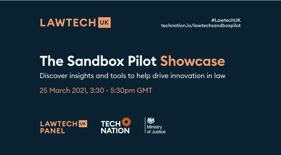 ⁦<a href="/lawtech_uk/">LawtechUK</a>⁩ have been busy helping an amazing group Pioneers make transformation happen. Join this Showcase Event to learn about progress they have made, and hear key insights learned along the way.

Sign up here: hopin.com/events/sandbox…
#LawtechUK #LawtechSandboxPilot