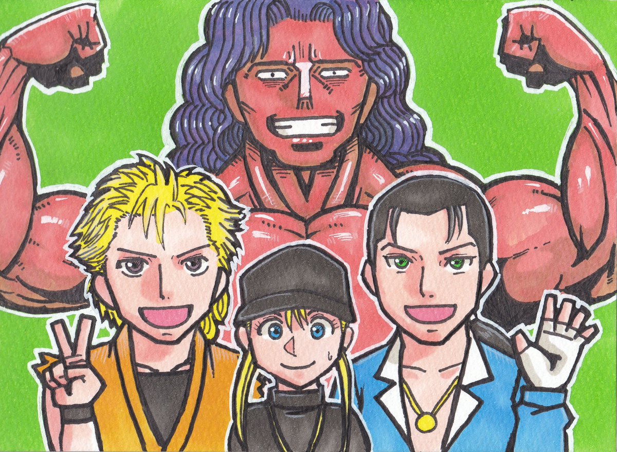 龍虎の拳外伝25周年おめでとう突貫イラスト！！ #リョウ・サカザキ 