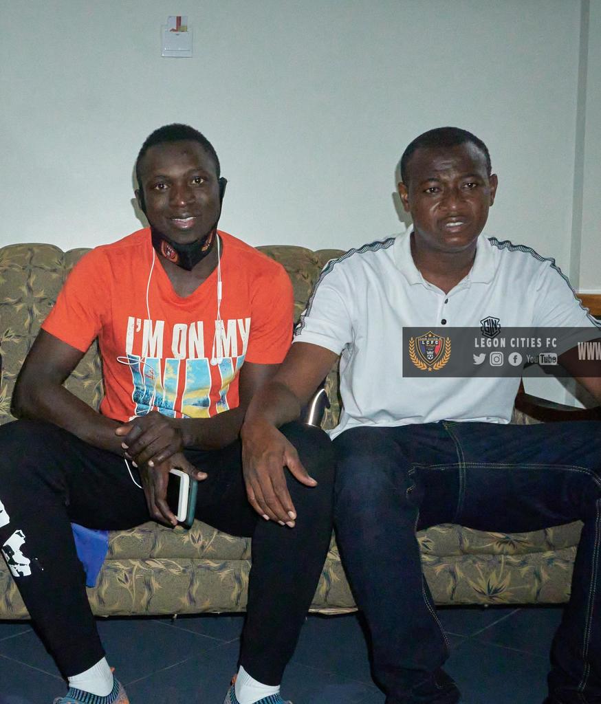 EnochWallace101's tweet photo. Victorien Adebayor landed in Accra ahead of a move to Legon Cities.He bagged 1️⃣2️⃣goals in 1️⃣3️⃣games in the GPL before departing to Denmark.The playmaker joins the Lethal forward of the Royals comprising of Richmond Antwi,Hans Kwofie,Justice Anane &amp; Asamoah Gyan.@LegonCitiesFC https://t.co/9aMLgQ48pa
