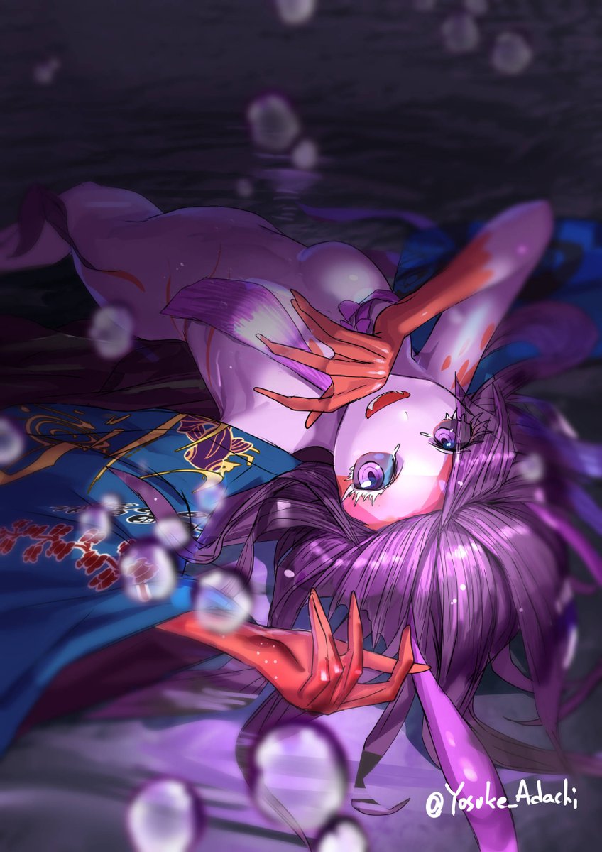 パズドライベント 式神使いと妖 開催中ー イラスト再掲 琉麗の金魚ウスイ パ 安達洋介のイラスト パズドライベント 式神使いと妖 開催中ー イラスト再掲 琉麗の金魚ウスイ パ 安達洋介のイラスト