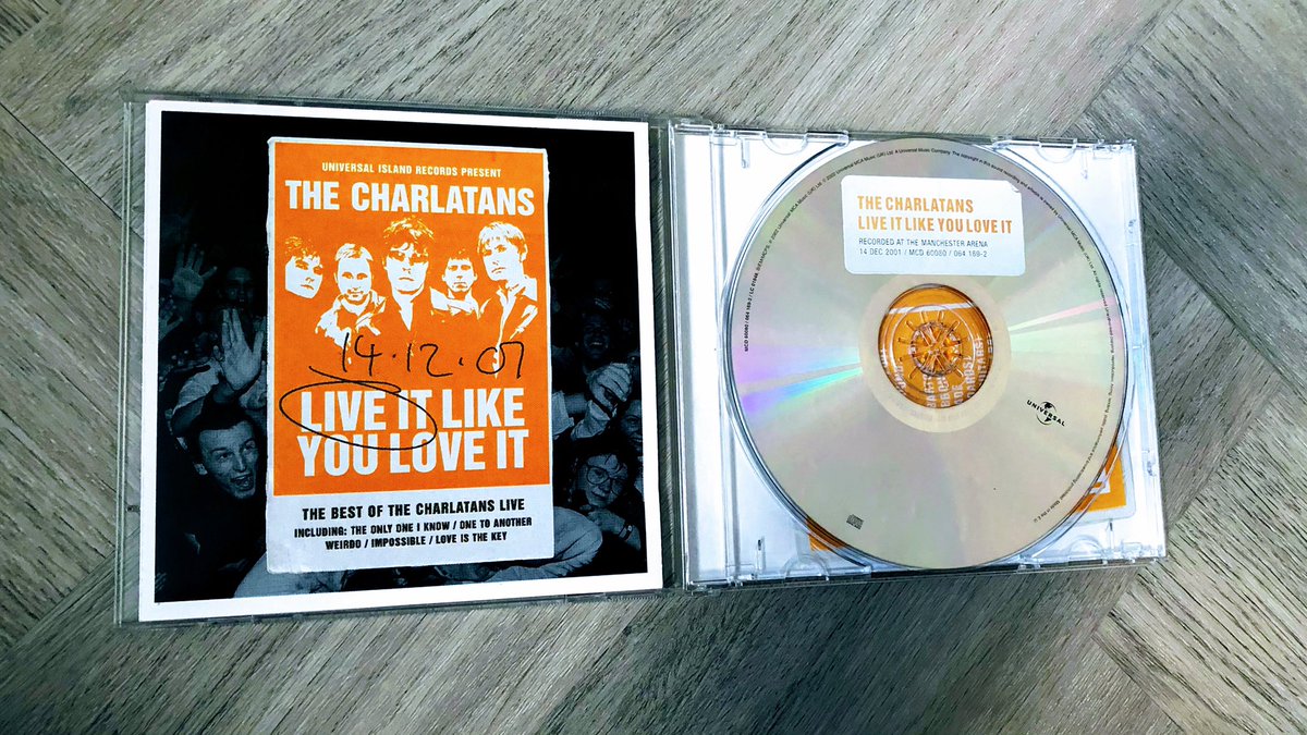 102 @thecharlatansLive It Like You Love ItI’ve seen The Charlatans a number of times - a fantastic live band and this record doesn’t do them justice. The majority of this recording is abysmal, it almost sounds like a bootleg #AtoZMusicChallenge #AtoZMusicCollection