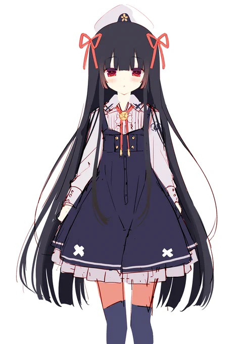 黒髪ロング少女のお嬢様 