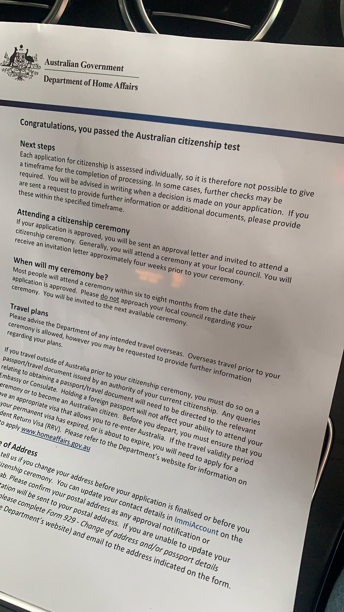Chad Corfield On Twitter Super Proud Of Passing My Test And Getting My Australian Citizenship Approved Today Next Stop Ceremony Https T Co Xreaahnxvf Twitter Chad Corfield On Twitter Super Proud Of Passing My Test And Getting My Australian Citizenship Approved Today Next Stop Ceremony Https T Co Xreaahnxvf Twitter