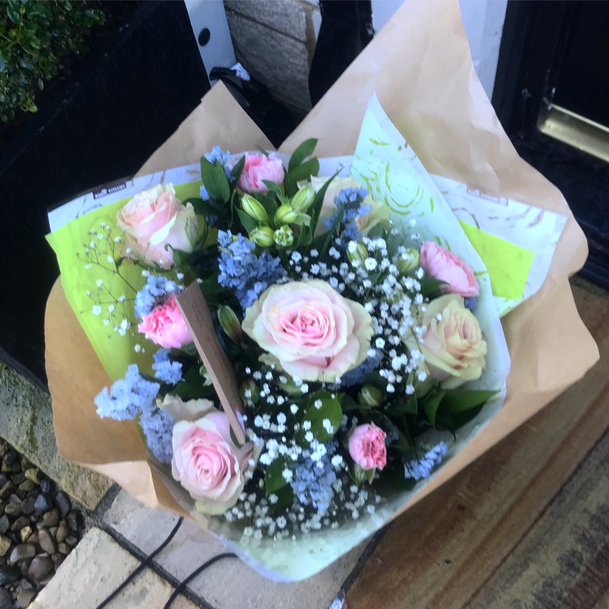 First delivery of the day done.  If want to order Mother’s Day flowers don’t leave it too late, this year is especially busy.  Call 01434 632179