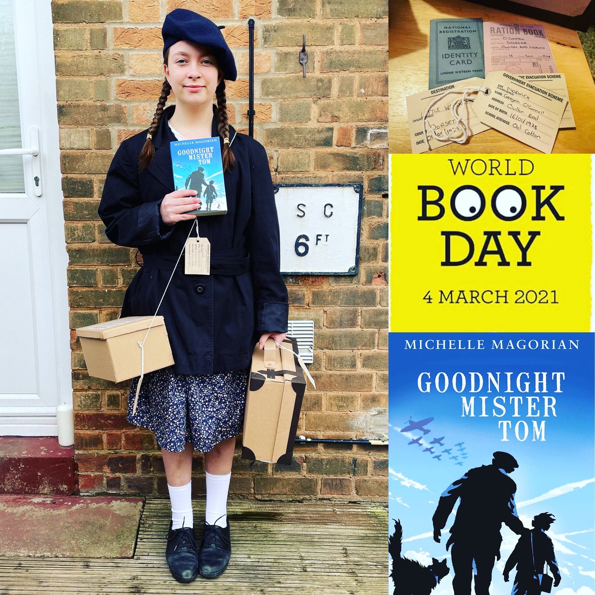 A belated #worldbookday2021 for us today. Georgina has always loved dressing up for <a href="/WorldBookDayUK/">World Book Day UK 📚</a> , but I think this is my favourite one!