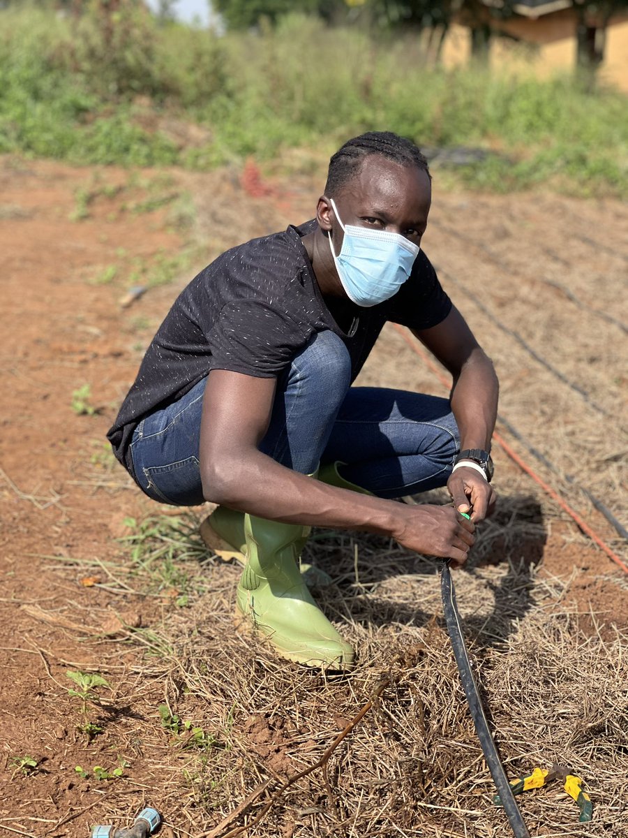 RICA_Rwanda's tweet image. Drip irrigation is an essential part of conservation agriculture and RICA students learn how to implement it on their farm plots. #Rwanda_Edu, #RwandaAgri