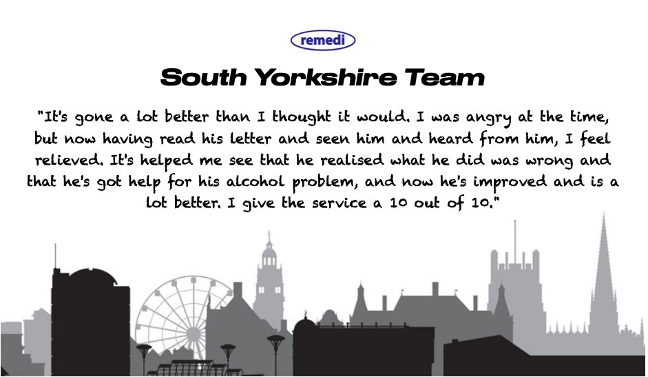 Amazing feedback from a victim about their experience of RJ with the offender in #SouthYorkshire the offence was Dangerous Driving. <a href="/SYPCC/">Office of SYPCC</a> <a href="/syptweet/">South Yorkshire Police</a> @southyorks_crc <a href="/VS_SouthYorks/">VS South Yorkshire</a> <a href="/RemediRj/">Remedi</a> <a href="/AssocPCCs/">Association of Police and Crime Commissioners</a> <a href="/RJCouncil/">Restorative Justice Council</a>