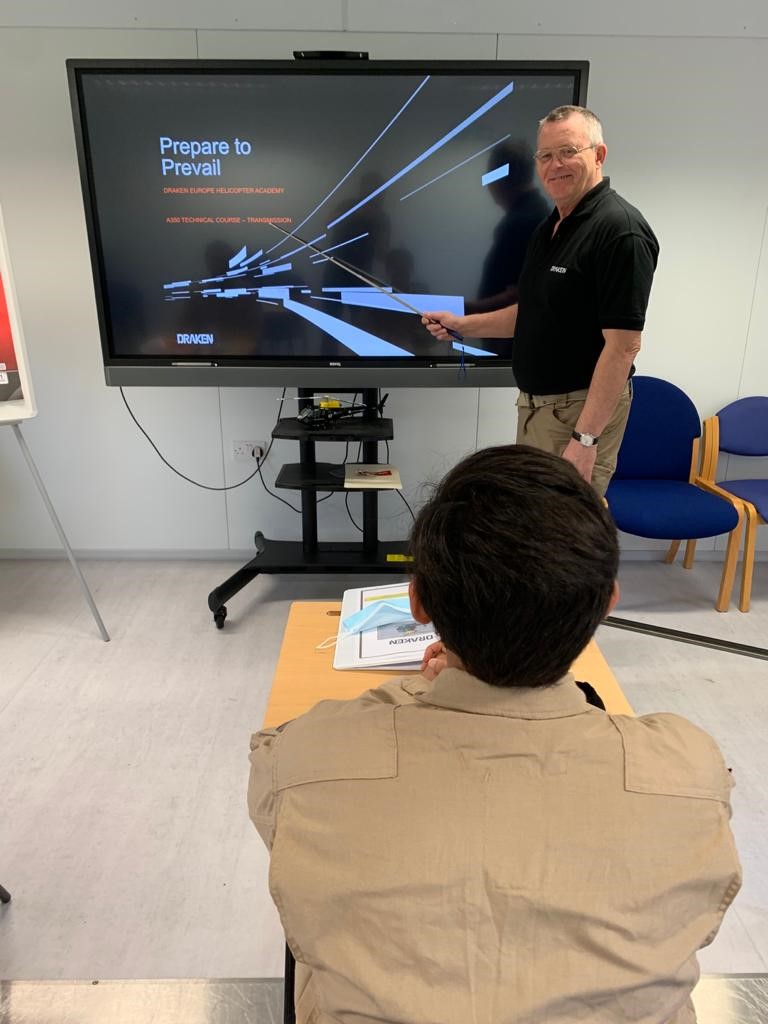 DrakenAcademy's tweet photo. Poor weather doesn't result in training coming to a standstill, our on-site classrooms enable us to deliver ground school training to our students ensuring that they still continue their training and keep improving on their skills. #defenceindustry #militarytraining #aviationnews https://t.co/FknngzxQLk