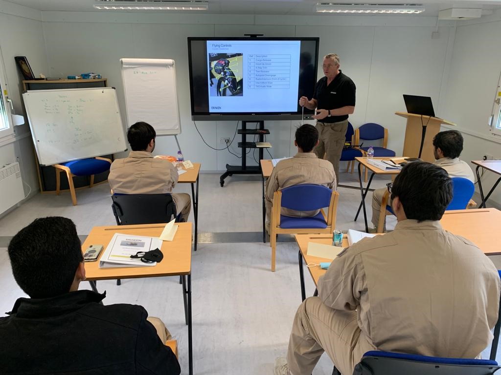 DrakenAcademy's tweet photo. Poor weather doesn't result in training coming to a standstill, our on-site classrooms enable us to deliver ground school training to our students ensuring that they still continue their training and keep improving on their skills. #defenceindustry #militarytraining #aviationnews https://t.co/FknngzxQLk