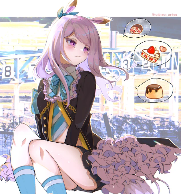 ウマ娘200万DLおめでとう✨

大好きなスイーツを一生懸命ガマンして調整頑張るメジロが可愛すぎる!!

#ウマ娘
#どこかの誰かに刺さればそれでいい 
#イラスト 