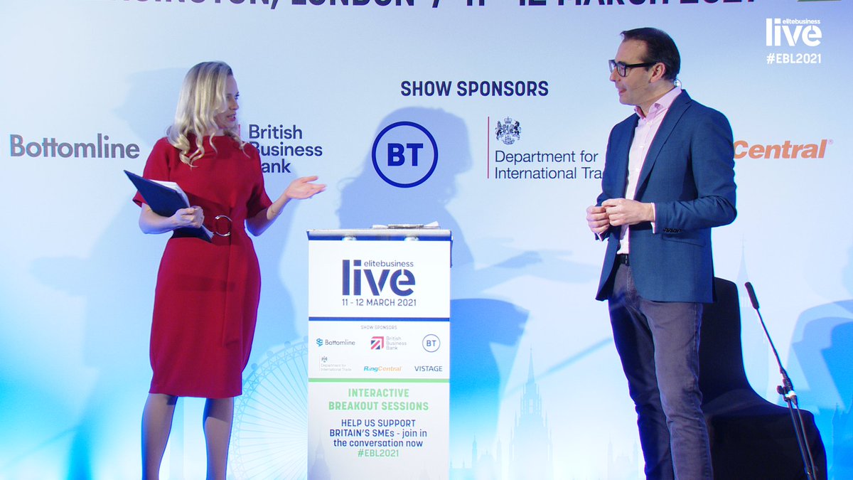 elitebizevents's tweet image. What’s in store today at #EBL2021?

📈 Commercial Business Growth
🖥 Digital Transformation 
🧑‍💻 Talent &amp;amp; Regulations
💳 Financial Management 
✈️ Overseas Expansion 

Our first keynote with the fantastic @IamLaraMorgan starts now, tune in here: elitebusinessevent.co.uk