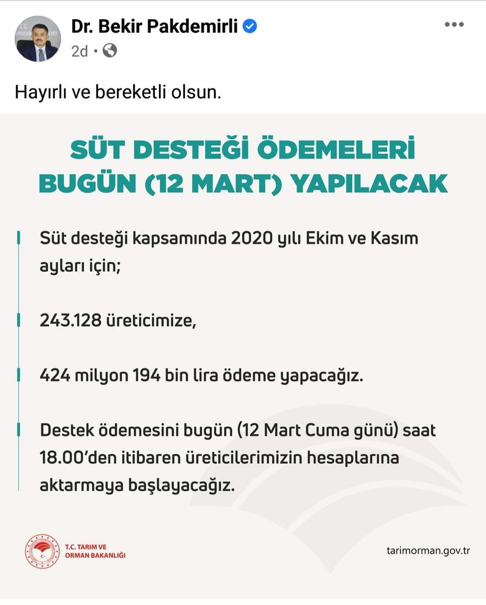 akpartiselendi's tweet photo. Tüm üreticilerimize bereketli olsun..
@RTErdogan
@bekirpakdemirli
@TCTarim https://t.co/bY8TeEkEIv