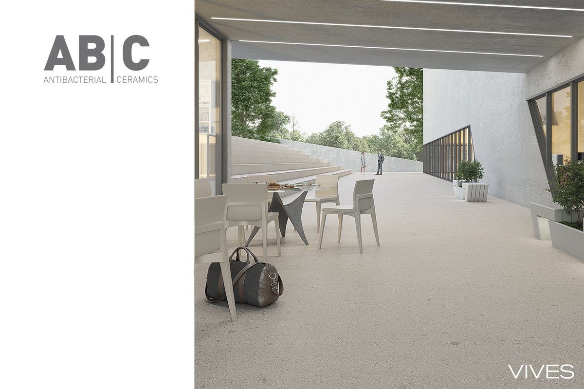 VIVESCeramica's tweet photo. Because in our day to day we need to trust the environment that surrounds us, the #PangeaCollection has been developed with the new #AntiBacterialCeramics Technology (AB|C), capable of eradicating 99.99% of the main microorganisms that live around us. https://t.co/POgmrvcPyG https://t.co/7GNespa2Th