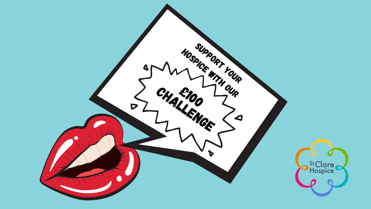 hospicestclare's tweet photo. Are you and your colleagues up to the challenge of raising just £100 each for St Clare?
If you and 5 colleagues take on the £100 challenge, £600 could pay for a patient to be treated by our specialist nurses on our Inpatient Unit, for 24 hours.

More info>https://t.co/Q0yxLo7U2g https://t.co/hnxONyBmcG