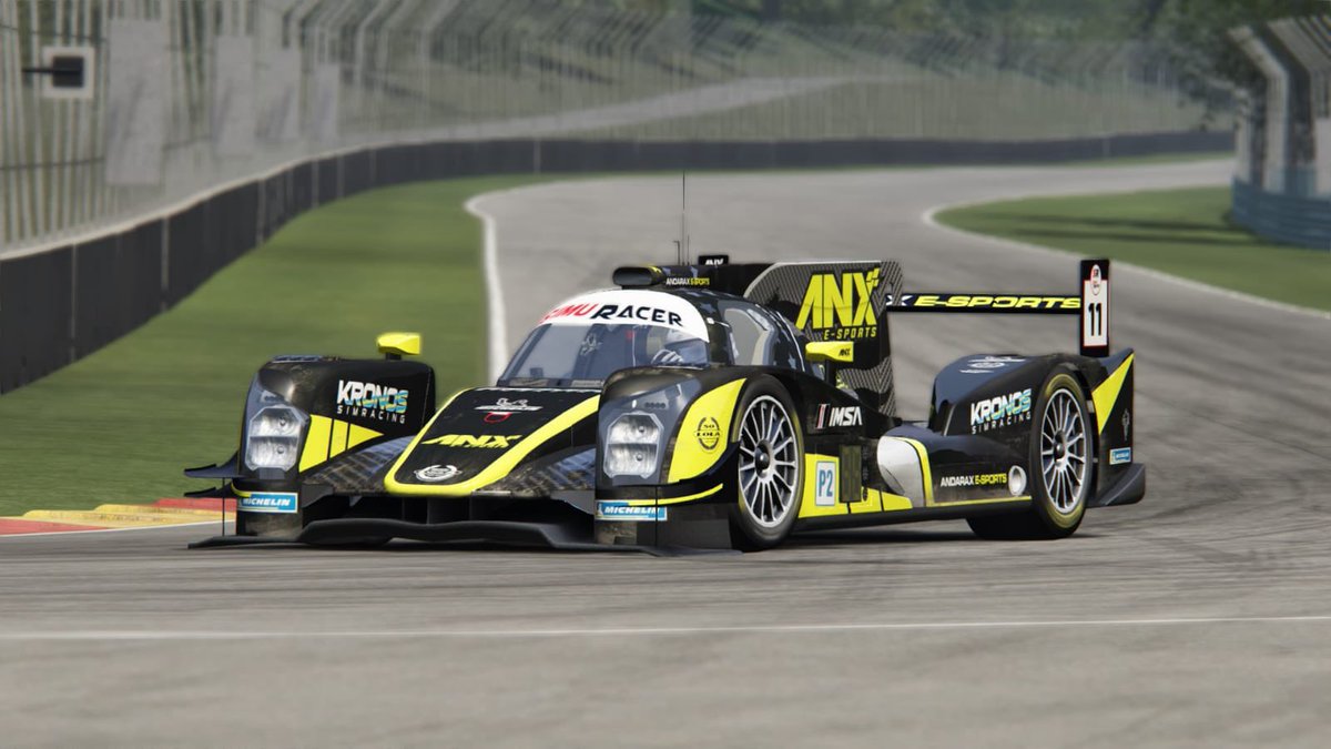 El 27-28 de marzo participaré en las 10h de Road América que organiza <a href="/SimuRacer/">SimuRacer</a>  con un Lmp2

Esperando que llegue el día con muchas ganas e ilusión, ojala que todo salga perfecto 💪💪

Os dejo una foto  del coche que pilotaremos en el  equipo <a href="/AnxSport/">ANX E-SPORT</a> 😍😍

Gas!!