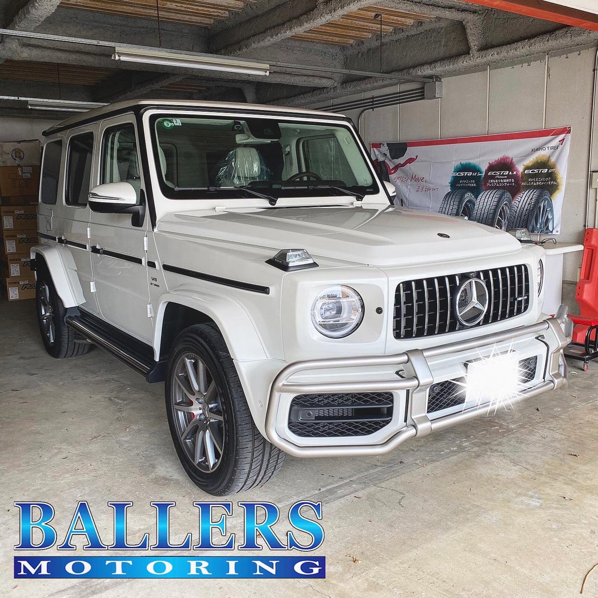 ballers2006's tweet photo. BENZ 現行G63 AMGに、本国ドイツ純正製品のバンパーガード装着をご依頼頂きました。たたでさえ男らしいゲレンデが、屈強さもプラスされカッコよ過ぎます😃✨
#Gclass #W463A #ゲレンデ #Gクラス #G63 #G63AMG #バンパーガード https://t.co/raaxK4nyu5