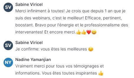 Merci pour vos témoignages en live ! 🤩
« Entrepreneures : parlons d’argent sans tabou ! »
<a href="/getqonto/">Qonto</a> <a href="/Bpifrance/">Bpifrance</a> <a href="/sdi_finances/">SDI Finances</a> <a href="/FBFFrance/">FBF</a> <a href="/ululeFR/">Ulule FR</a> 
#financement #accompagnement #entrepreneuriatfeminin #femmes