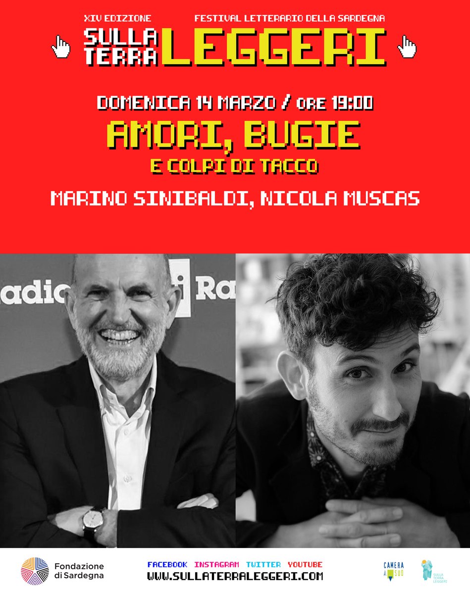 Due grandi autrici e un esordio: domenica 14 marzo Nadia Fusini racconta Maestre d'amore <a href="/Einaudi/">Ian Berrido</a>; Milena Agus parla del suo Un tempo gentile <a href="/nottetempoediz/">edizioni nottetempo</a>; <a href="/GioDessole/">Giovanni Dessole</a> e <a href="/marinosinibaldi/">marino sinibaldi</a> presentano Isla bonita, il primo romanzo del nostro <a href="/nicola_muscas/">Nicola Muscas</a> <a href="/66thand2nd/">66thand2nd</a> 
#Stl2021